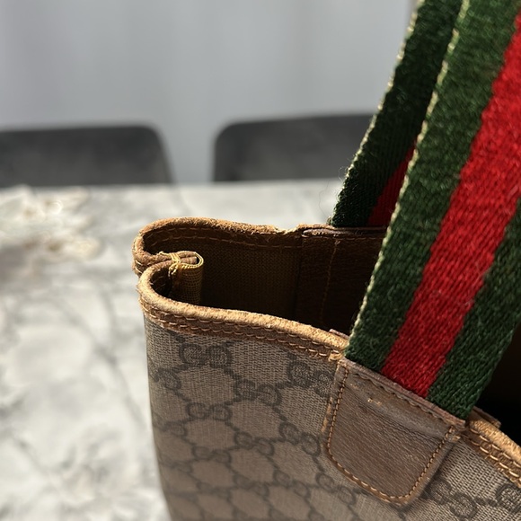 Authentic Gucci GG Supreme Web Tote - Picture 8 of 16